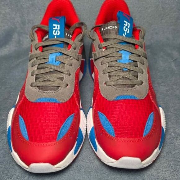 Puma RS-X Retro Sneakers Mens US 10.5 Red Blue Grey main image 4